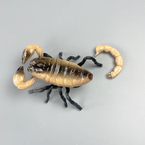 发条昆虫玩具蝎子爬行仿真动物独角仙电镀机械模型男孩儿童女孩 - 图1