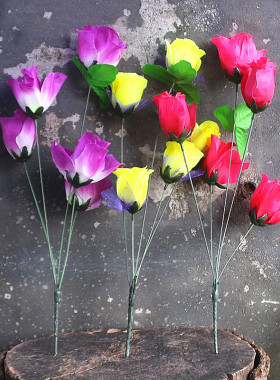 室内摆件塑料茶几仿真假花包邮