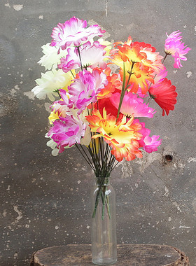 包邮五头室内塑料茶几仿真假花