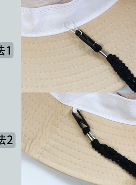 蕾丝防风绳帽子专用挂钩针型款