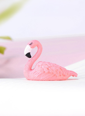 火烈鸟蛋糕拍摄道具小摆件