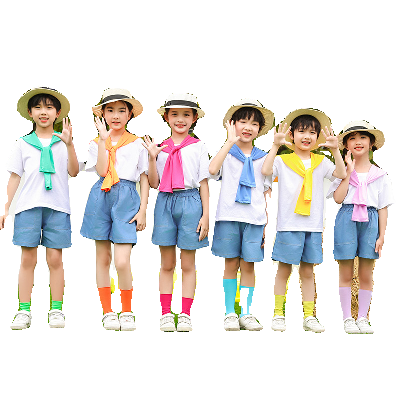 六一儿童节团体男童表演服装幼儿园毕业照小学生女童大合唱演出服