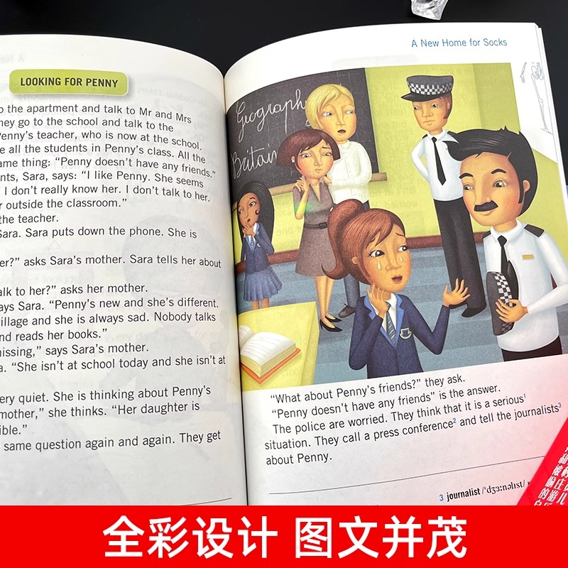 新版黑布林英语阅读初一初二初三七八九年级时光隧道彼得潘第 一1三3二2辑初中鲁滨逊漂流记绿野仙踪爱丽丝汤姆索亚专项训练黑骏马 - 图2