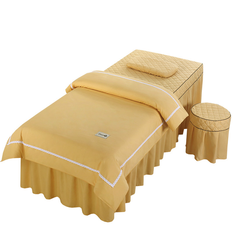 网红美容床罩四件套高档轻奢美容院专用理疗洗头床套按摩床单床罩,淘宝优惠券,粉丝福利购,淘宝优惠卷