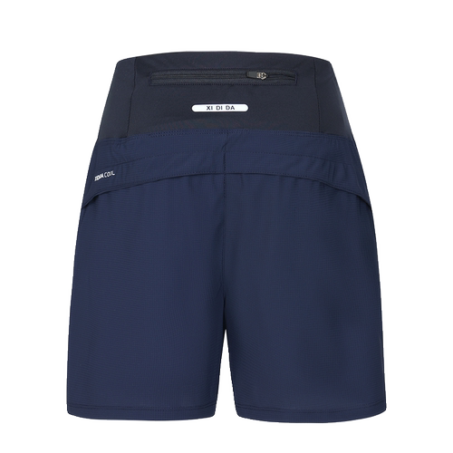 冰丝速干跑步短裤女弹性透气运动后腰口袋可放手机瑜伽健身休闲裤 - 图3