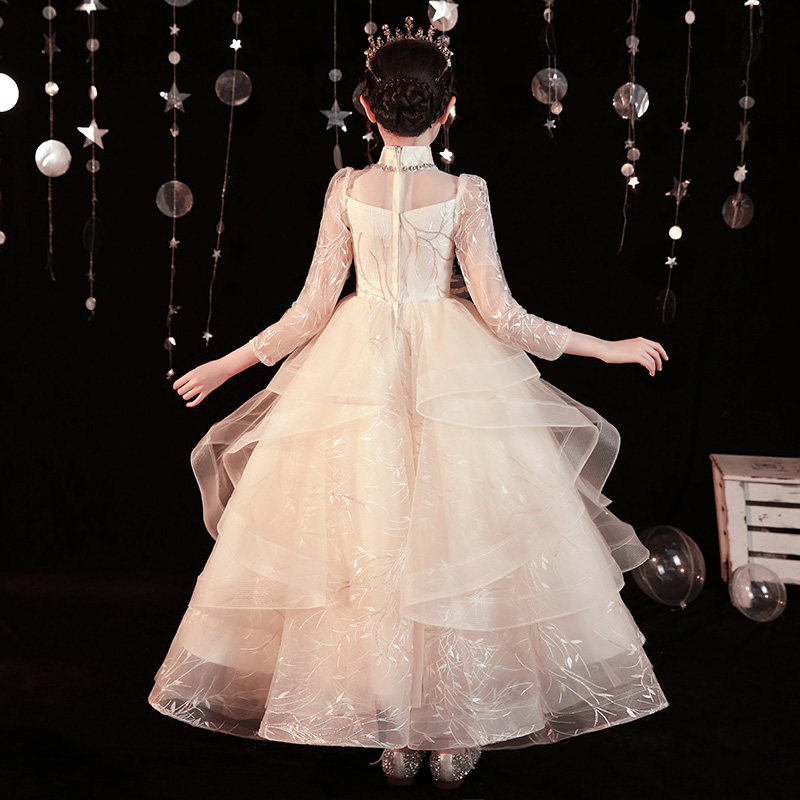 儿童走秀礼服主持人高端女童生日公主裙蓬蓬纱花童婚纱小女孩洋气,淘宝优惠券,粉丝福利购,淘宝优惠卷