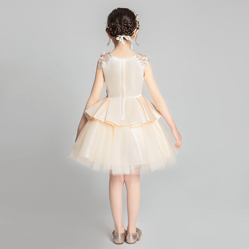 儿童晚礼服公主裙小女孩婚纱生日主持人花童模特走秀演出服洋气夏,淘宝优惠券,粉丝福利购,淘宝优惠卷