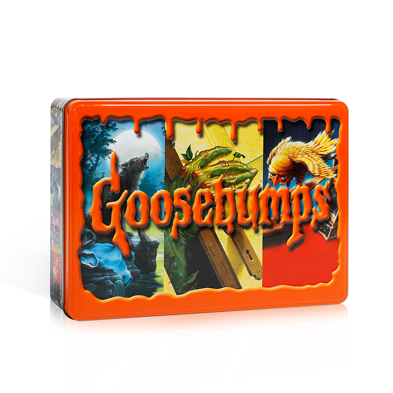 英文原版鸡皮疙瘩最高通缉系列5本 Goosebumps Retro Fear Set: Limited Edition Tin青少年桥梁章节书恐怖惊险小说限量版-图3