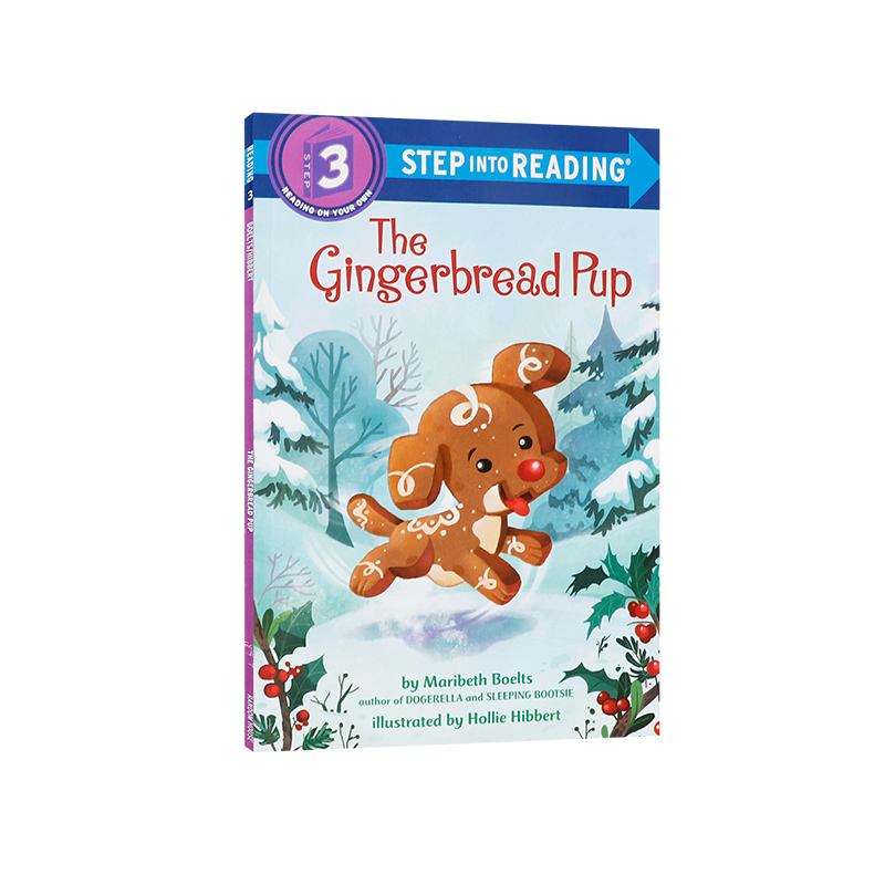 英文原版 Step Into Reading Level3 The Gingerbread Pup姜饼小熊的故事Random House兰登书屋分级读物 6-9岁小学生英语课外读物-图3