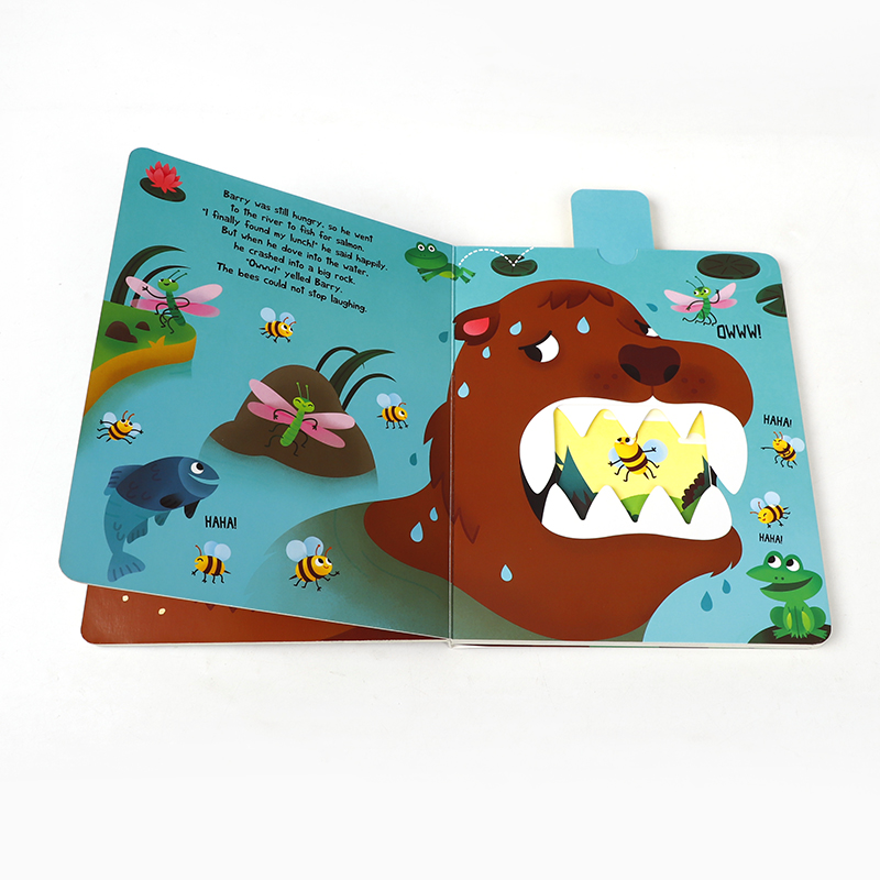 英文原版 Grizzly Bear Munch! (Crunchy Board Books) 灰熊大嚼! 趣味好玩故事纸板拉拉书 4-8岁儿童宝宝低幼启蒙抽拉机关书 - 图1