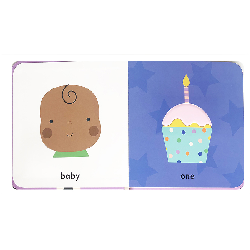 英文原版 Baby Touch 4本合售 feelings/ Opposites CASED BOARD BOOK/ Happy Birthday! 0-2岁低幼启蒙儿童英语早教纸板触摸书-图2