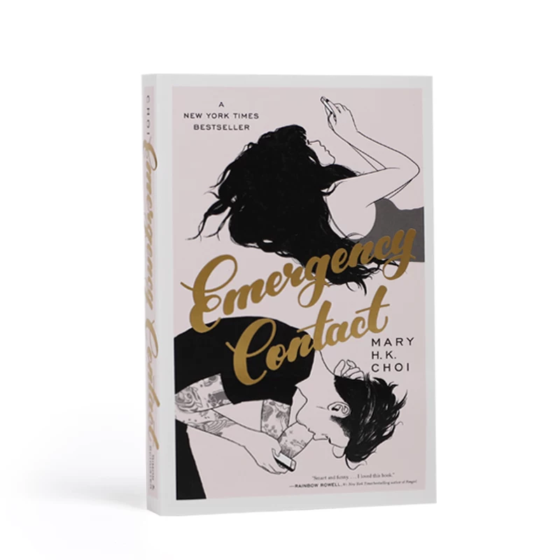 Книга Simon & Schuster «Emergency Contact» — английский роман для подростков 9–12 лет, чтение и практика