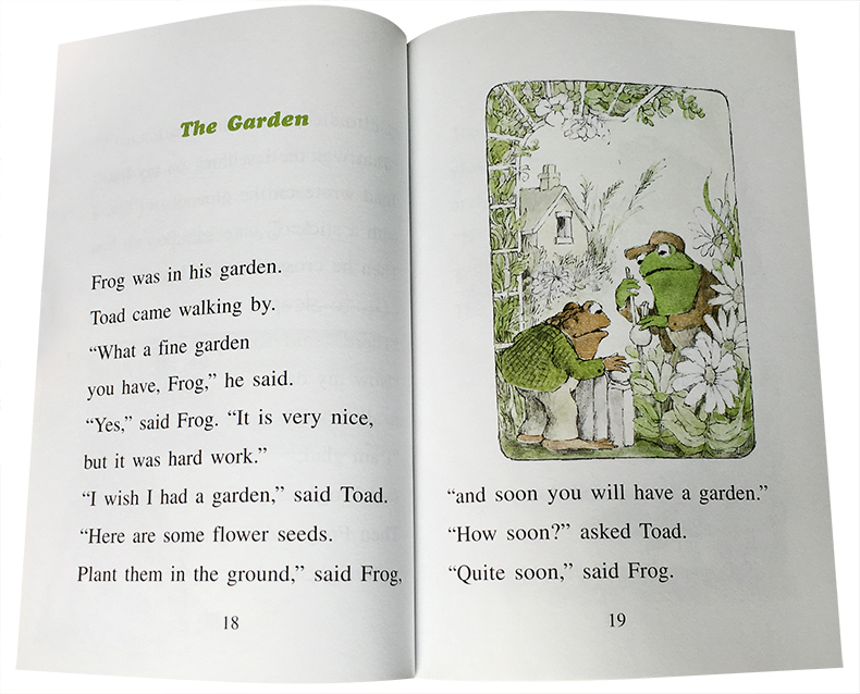 送音频 青蛙和蟾蜍4册Frog and Toad are friends  英文原版绘本汪培珽第三阶段I Can Read分级读物 凯迪克银奖青蛙与蟾蜍 - 图2