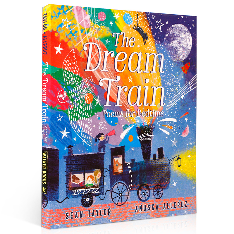 英文原版梦境列车：睡前诗歌 The Dream Train: Poems for Bedtime 2-6岁亲子共读成长体验 儿童睡前读物 安抚哄睡 诗歌精装绘本 - 图3