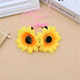 ສາຍແຂນ wreath sunflower ຈົບການສຶກສາ headdress