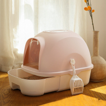 Drawer Cat Litter Basin Totally Enclosed Large Anti-Splash Enclosed Mega Kitty Cat Toilet Deodorant Cat Sand Basin