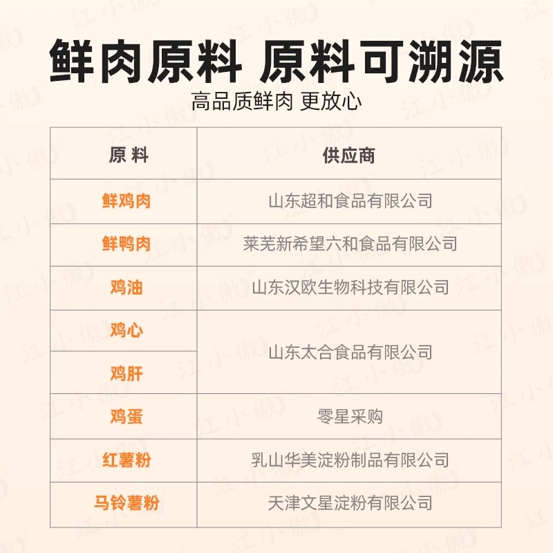 江小傲猫粮全价无谷鲜肉幼猫成猫通用全期护胃猫粮官方旗舰店正品 - 图1