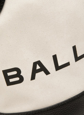 Bally/巴利女士轻奢风帆布水桶包