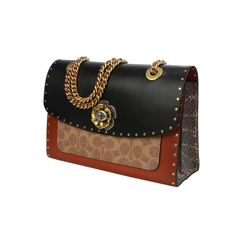 coach /蔻驰专柜款parker斜跨包 奢de态度女士包袋