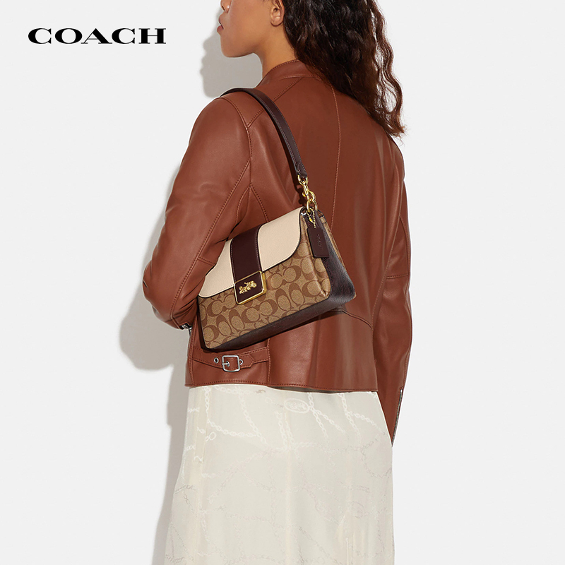 【官方授权】COACH/蔻驰吴谨言明星同款Grace腋下包手提斜挎包女