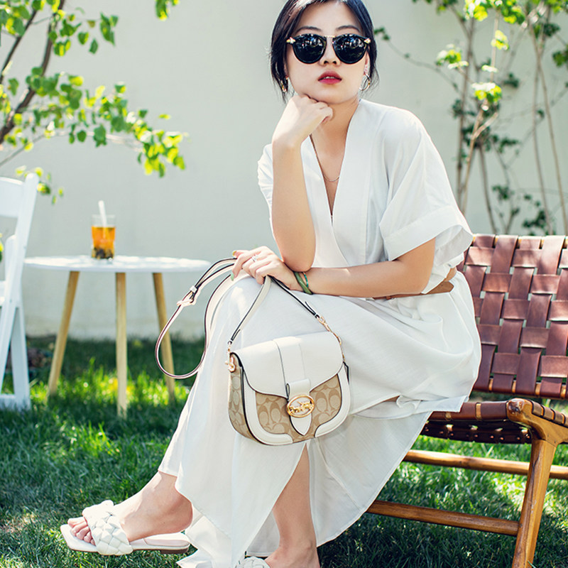 【官方授权】coach /蔻驰杨紫马鞍包 奢de态度女士包袋