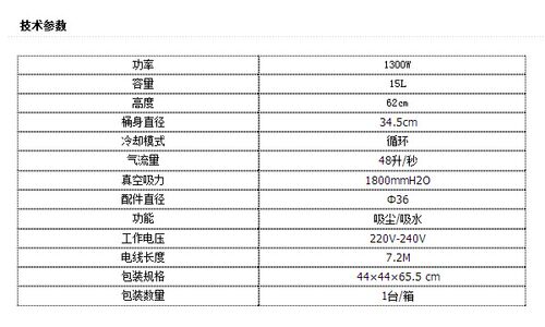 超静音吸尘器 云霸  YB761 15L 大功率1300W 防静电家庭办公商用 - 图0