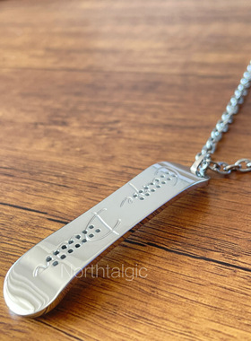 Northtalgic原创设计吊坠钛钢