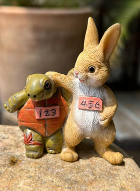 情绪稳定治愈系解压小摆件可爱兔