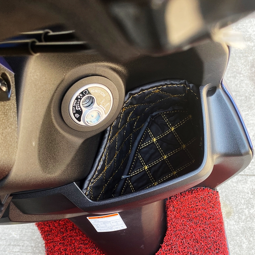 适用豪爵AFR125/VX125虎鲨/USR坐桶垫尾箱内衬改装配件坐垫套座套 - 图2