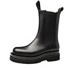 Chelsea boots genuine leather thick sole heightening Chelsea boots