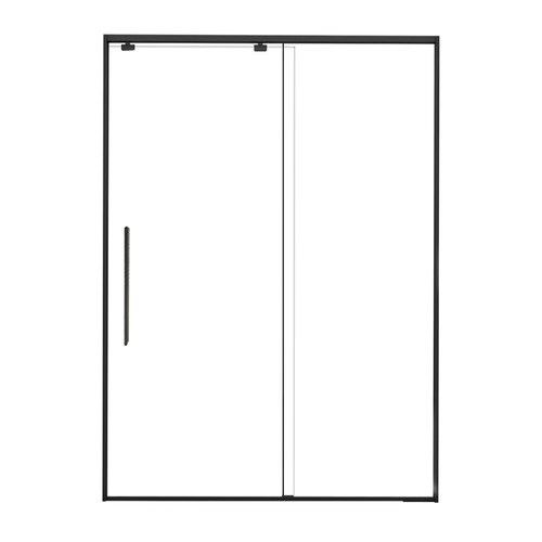 一字形干湿区分离浴室装修淋浴房钢化玻璃隔断推拉移门卫生间挡水 - 图3