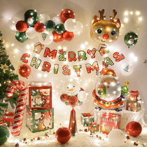 Christmas Decorations Background Wall Balloon Suit Photo Props Shop Window Children Room Ambience Scene Arrangement