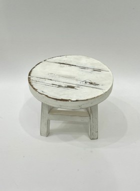 地中海风格木质小椅子摆件