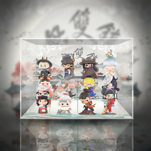 POPMART泡泡玛特 十四周年 无双镇系列 潮玩 盲盒专用展示盒 - 图2