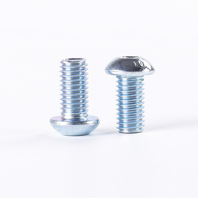 Galvanized semi-circular head hexagon screw