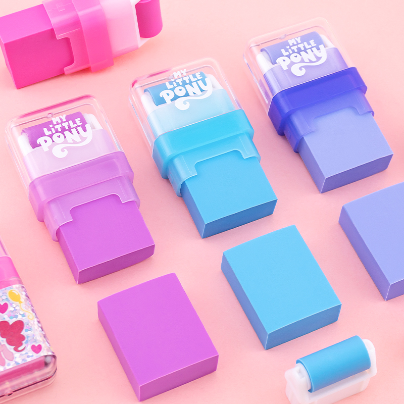 一正小马宝莉滚轮橡皮擦女生用卡通可爱创意橡皮儿童用干净少屑 - 图1