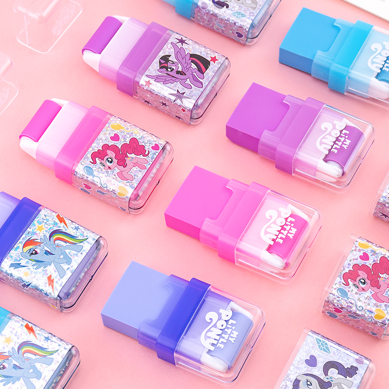 一正小马宝莉滚轮橡皮擦女生用卡通可爱创意橡皮儿童用干净少屑 - 图2