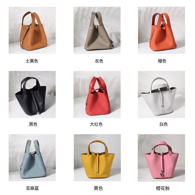 【真正头层牛皮】2020手拎包水桶包 欧宣女士包袋