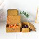 Festive seaweed with lid buckle storage box creative desktop storage basket non-wicker wedding pastoral basket home storage