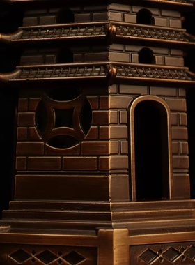 办公室桌面书房文昌塔纯铜