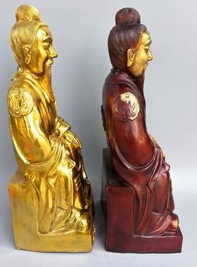 张三丰纯铜中式风人物桌面摆件