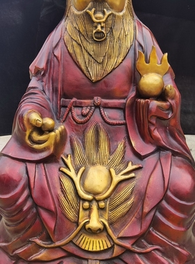 无声神像鸿钧老祖供奉厘米摆件