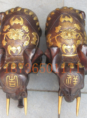 吉祥纯铜招财吸水门厅摆件工艺品