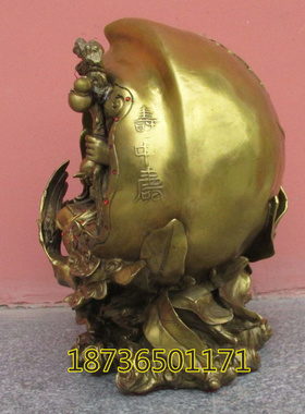 铜器纳福祝寿礼品摆件