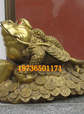 风水铜器金蝉开业摆件乔迁礼物