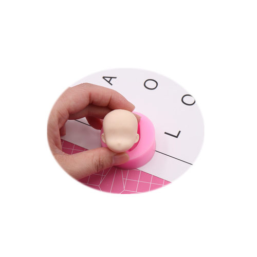 正比硅胶脸模超轻黏土软陶翻糖人脸模具bjd硅胶娃娃脸手办脸 - 图1