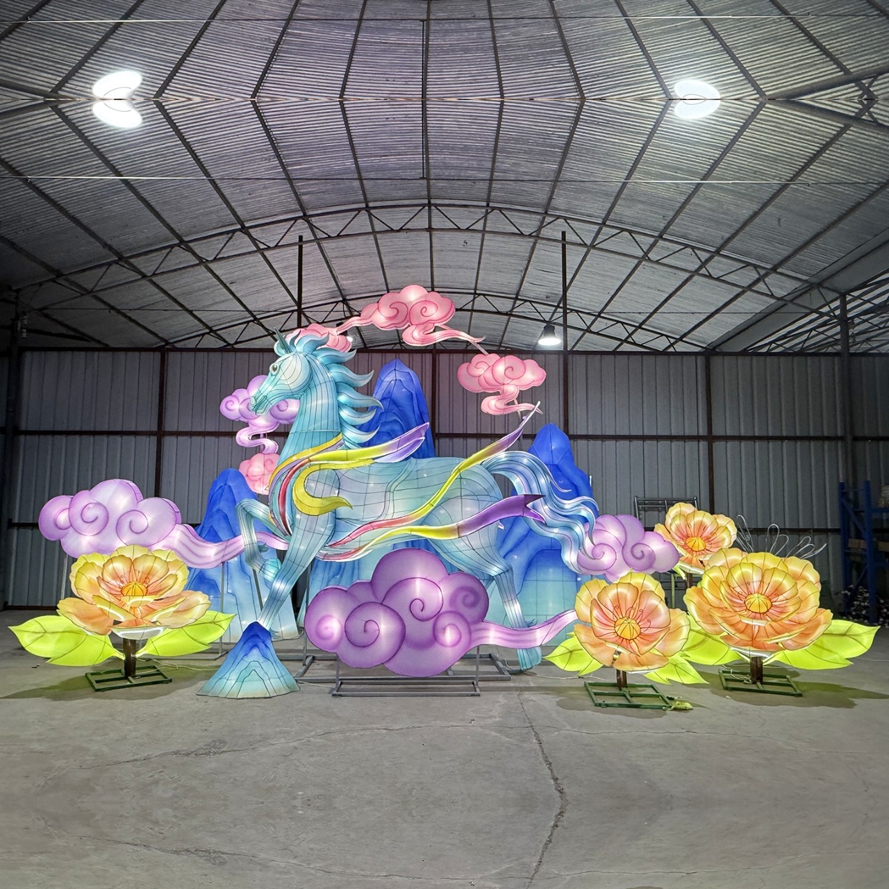 大型户外节日马年花灯造型定制春节元宵灯会彩灯厂家传统花灯定制,淘宝优惠券,粉丝福利购,淘宝优惠卷