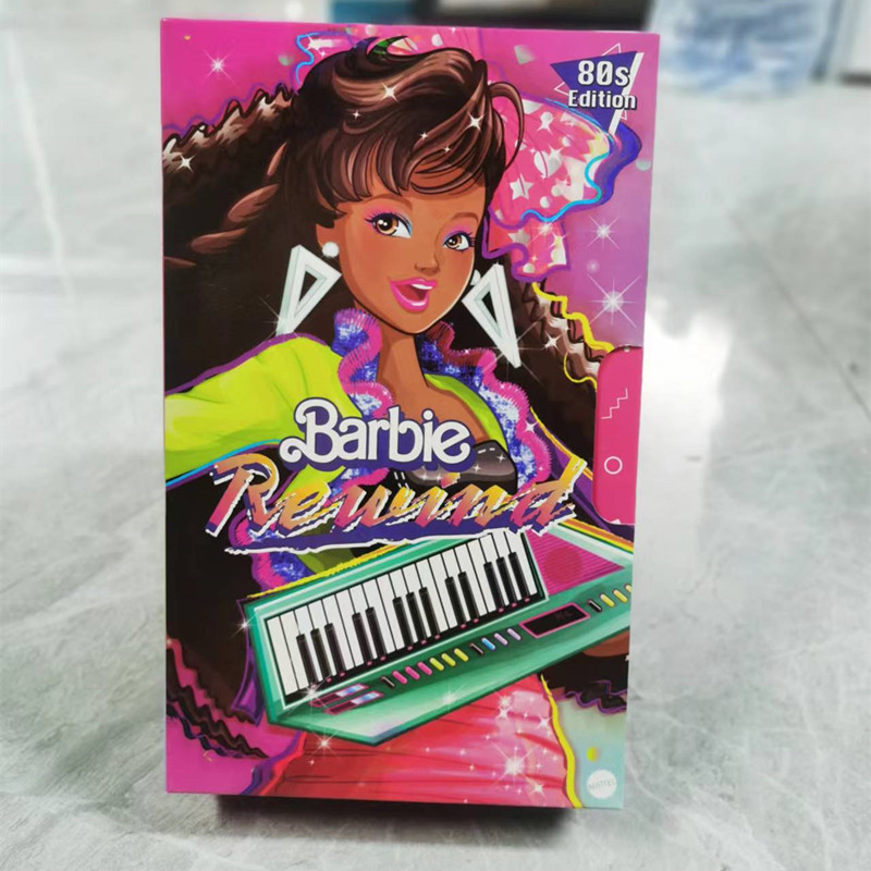新品芭比复古风娃娃摇滚版女孩玩具 涛保庆玩具娃娃/配件