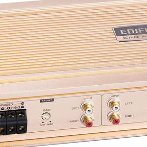 漫步者汽车音响改装CA180.4高保真大功率四路功放