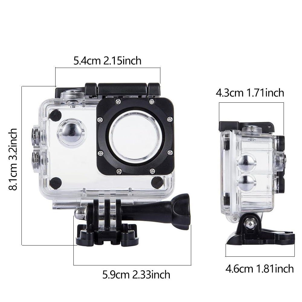 适用SJCAM SJ4000 山狗SJ7000 SJ9000运动相机防水壳潜水壳罩配件,淘宝优惠券,粉丝福利购,淘宝优惠卷